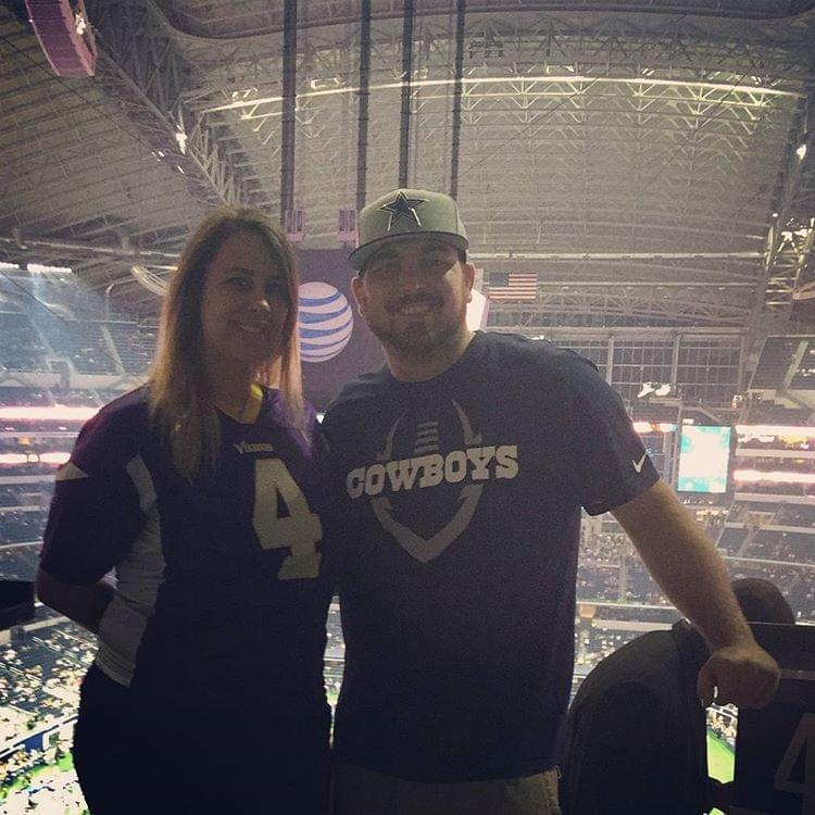 Being in Arlington put us minutes from pro sports, so we made sure we went to as many Dallas Cowboys games as we could.