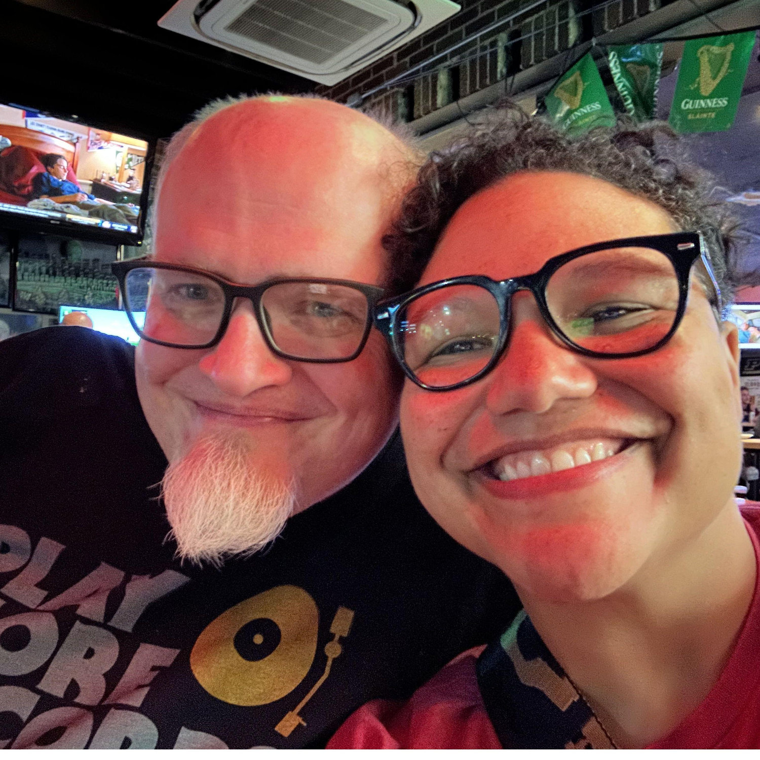 Our 1st photo together...Tremont Tavern, June 10, 2023.