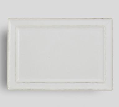 Cabana Melamine Rectangular Platter - Stone