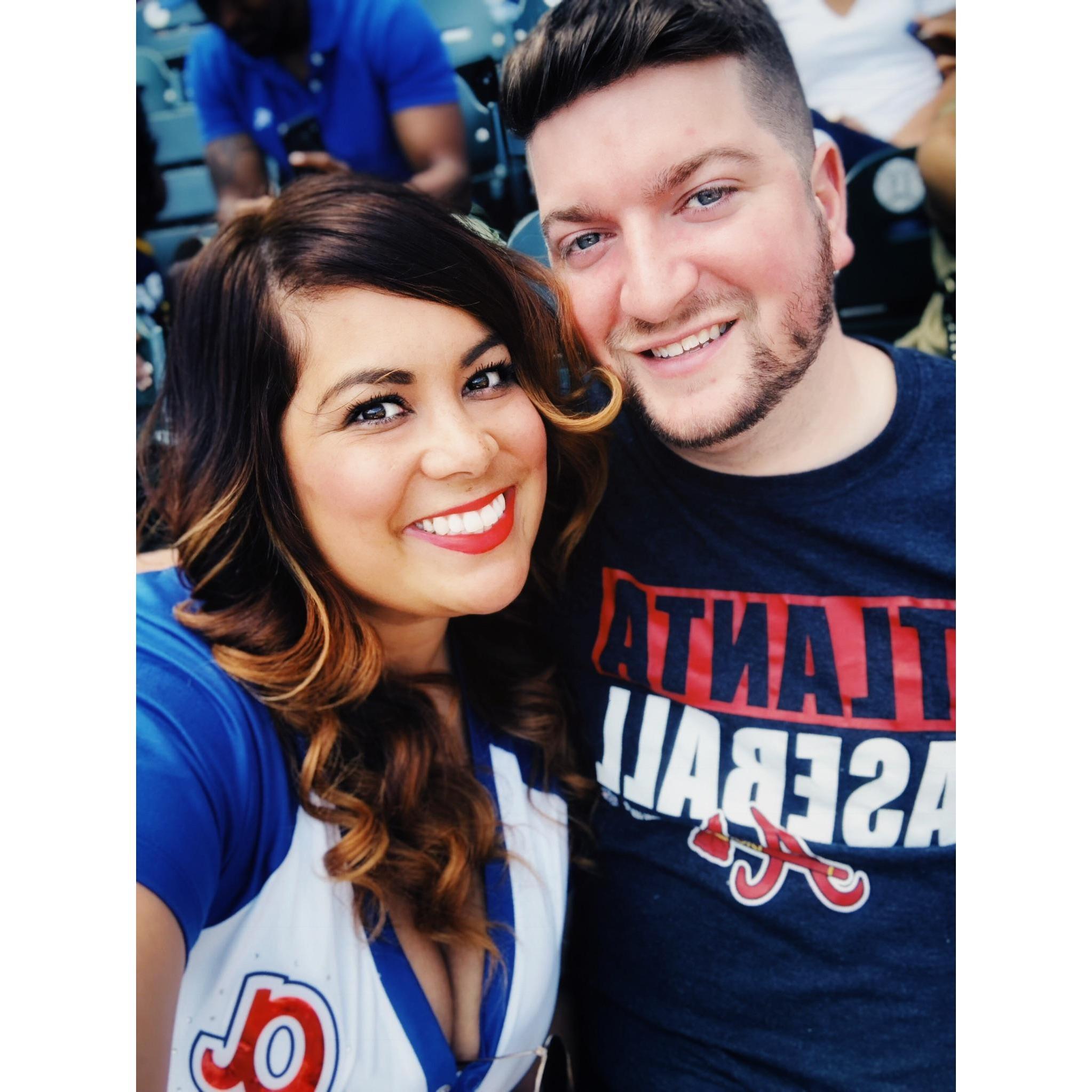 Our favorite date nights are braves games❤️