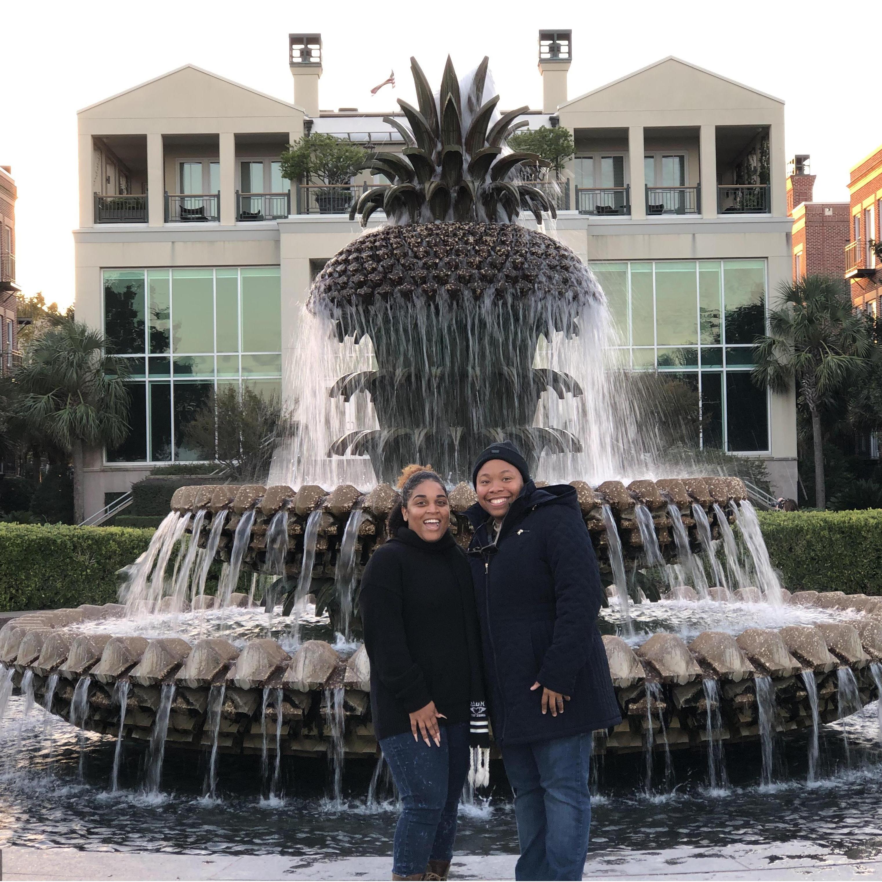First time exploring downtown Charleston