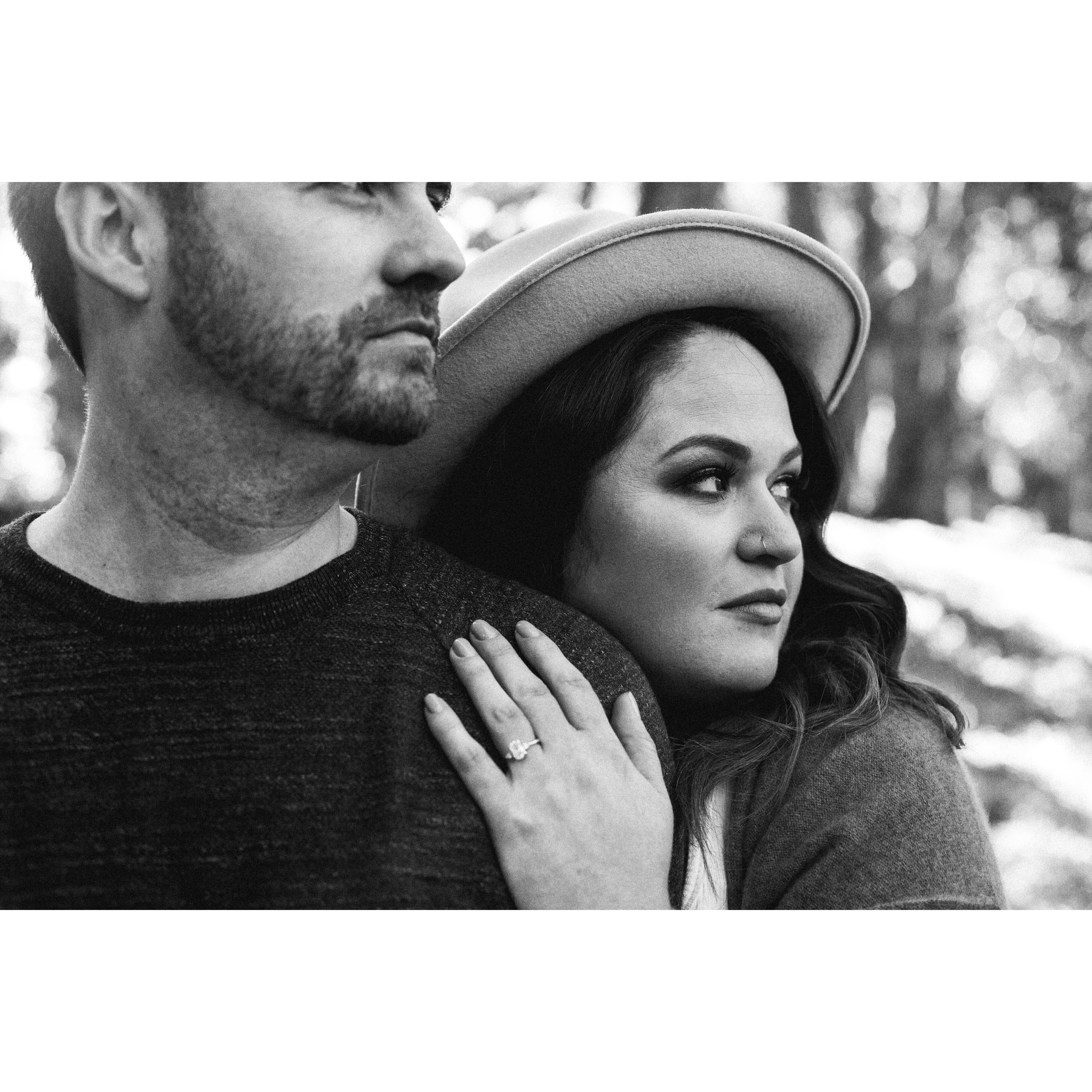 Engagement photos at Lindley Meadow in Golden Gate Park.
