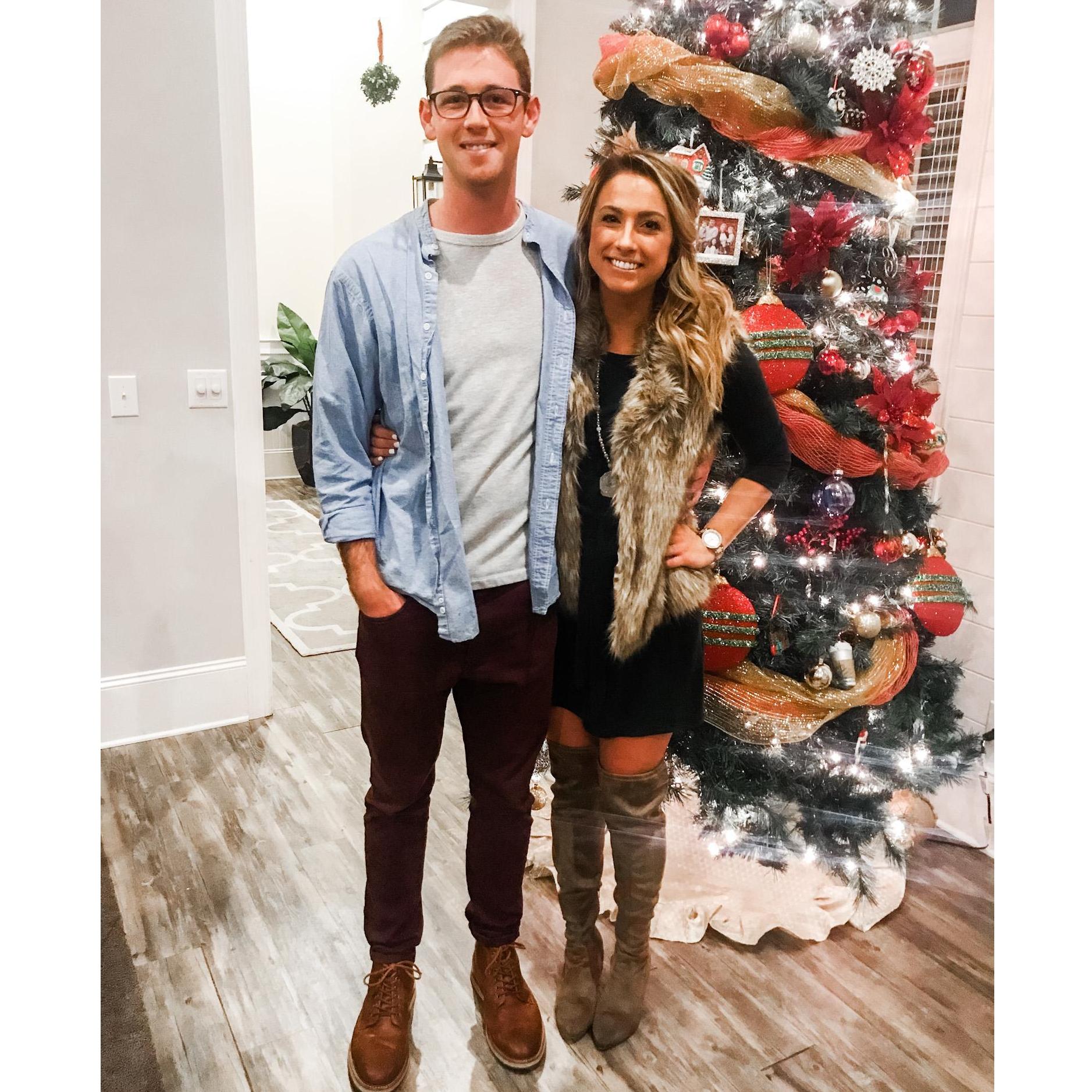 Grace brought Michael to her Holiday party as their first outing as a couple