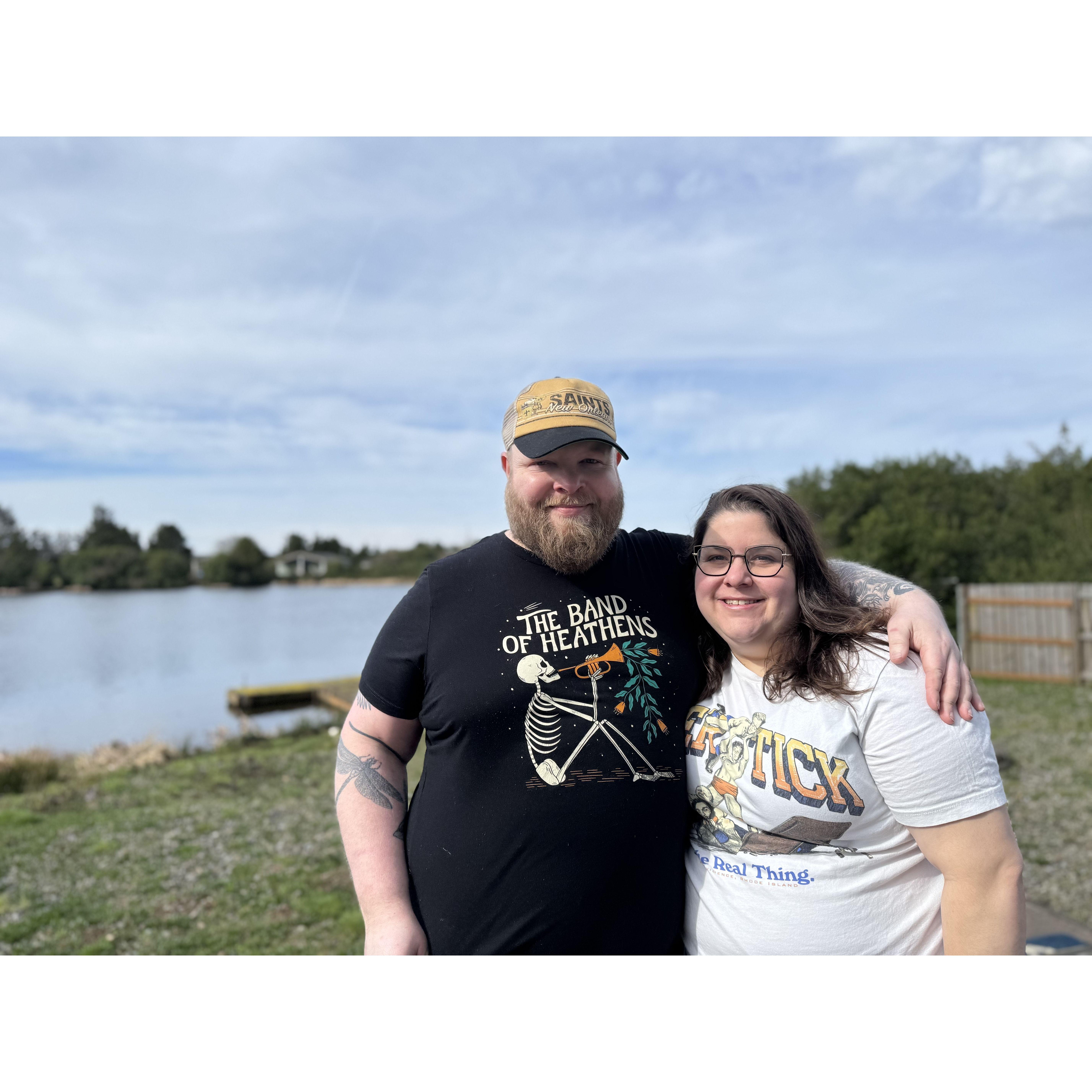 Tyler and Monica in Ocean Shores for Spring Break 2025