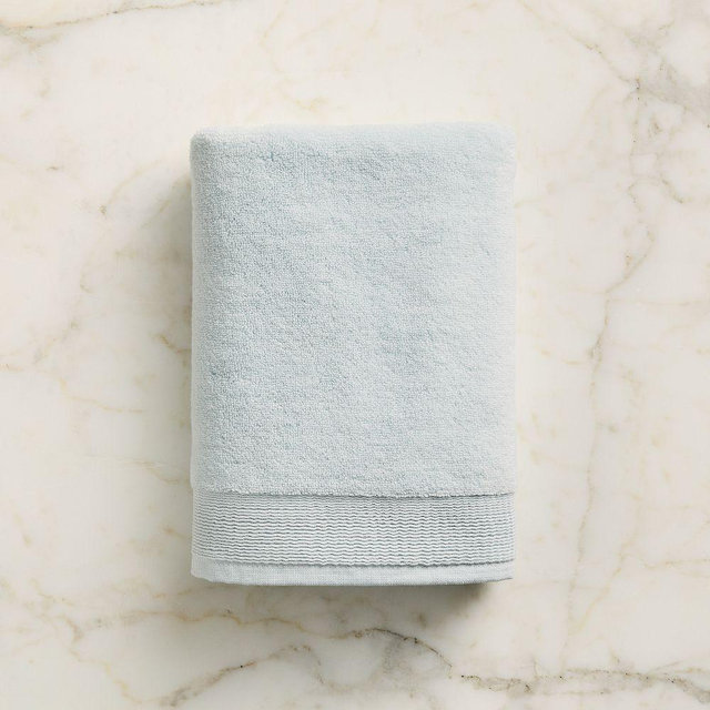Plush Fibrosoft Hand Towel, Soft Blue