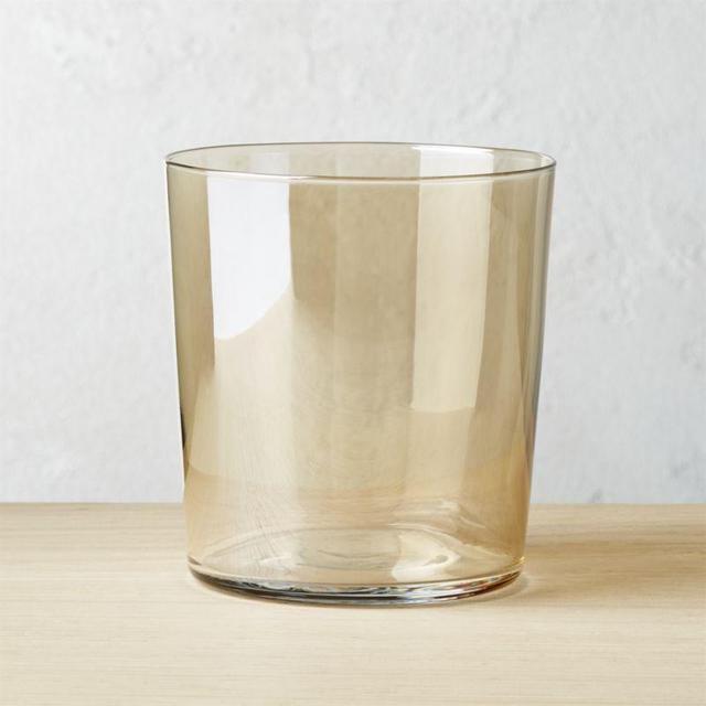 Marta Gold Luster Double-Old Fashioned Glass