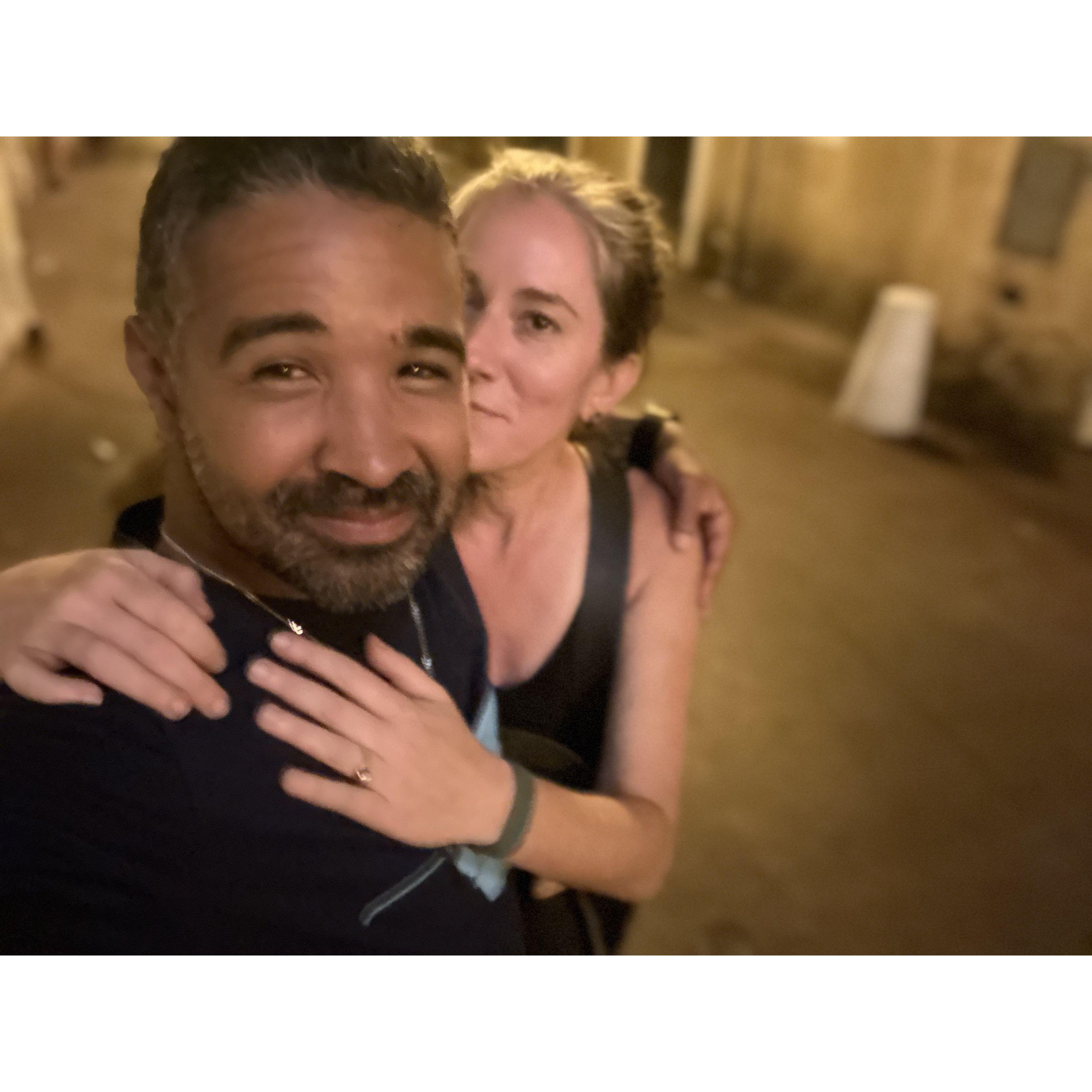 She said yes!