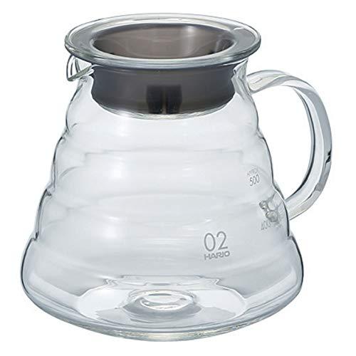 Hario V60 "Clear" Glass Range Coffee Server, 600ml