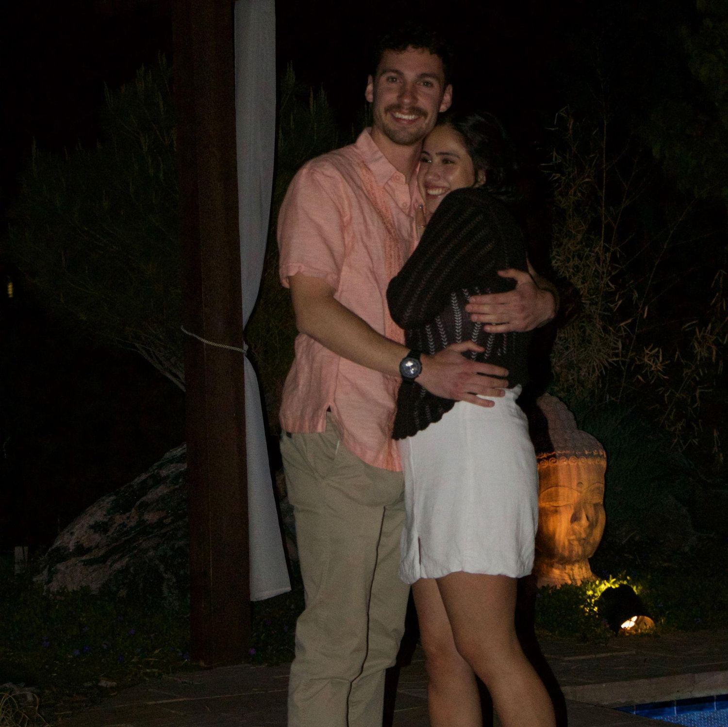 The moment we realized we were engaged!
