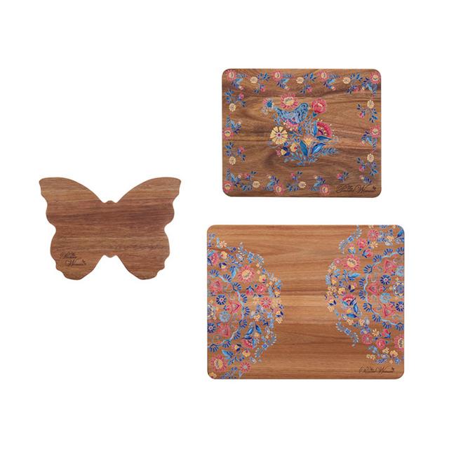 The Pioneer Woman Acacia Cutting Board Set, Mazie, 3 Pieces