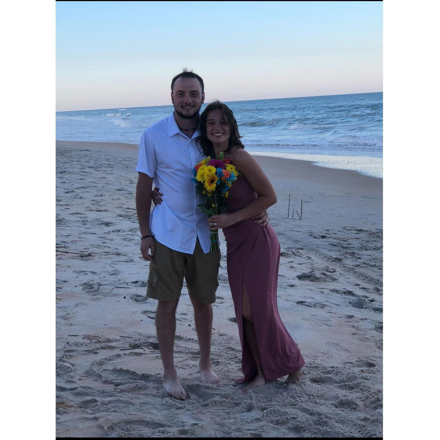 Right after he proposed <3
