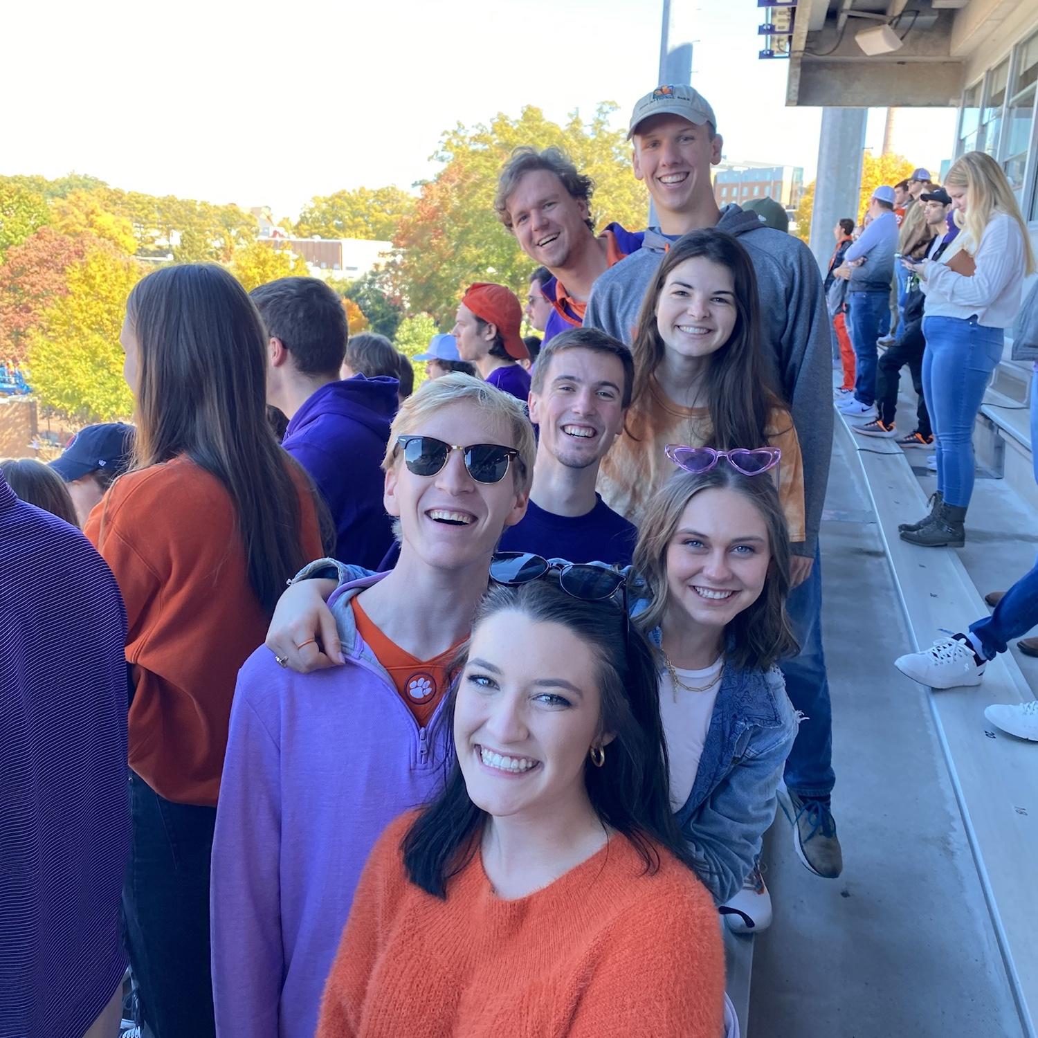 November 12, 2021
Cheering on the tigers-our first game "together"
