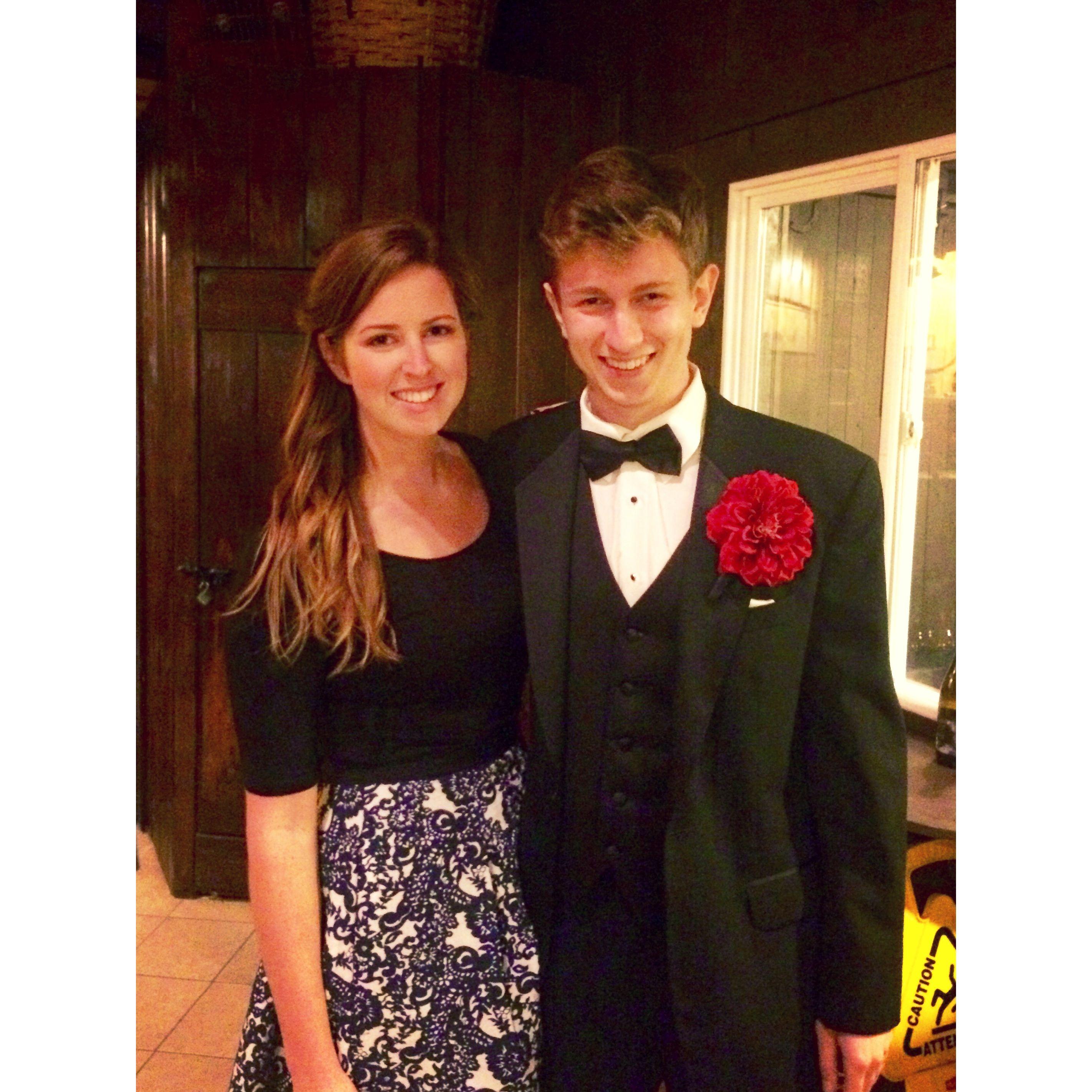 Attending Nate’s cousin’s wedding in Buffalo, NY (2015)