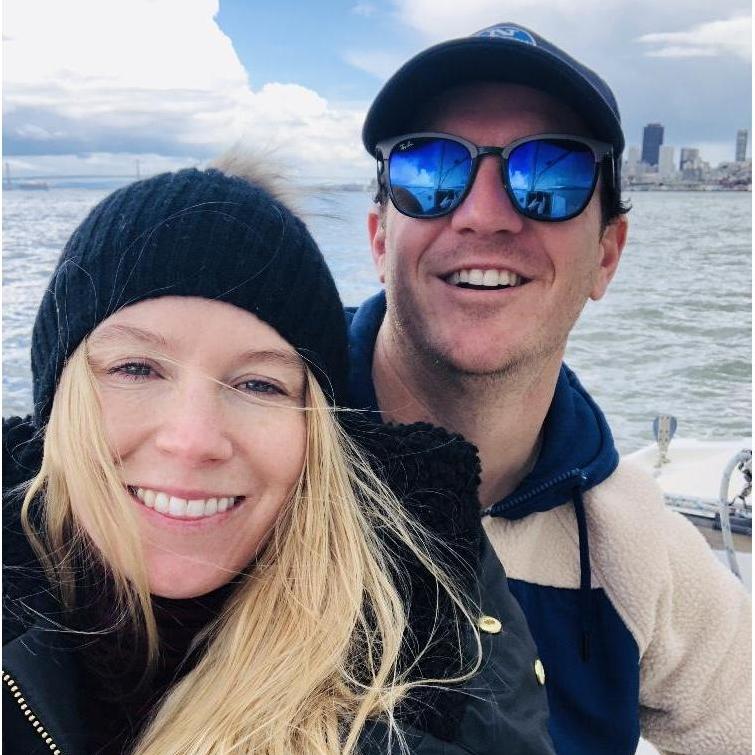 One of our many adventures sailing the bay