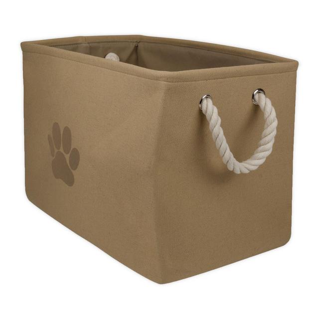 DII Medium Pet Storage Bin in Taupe