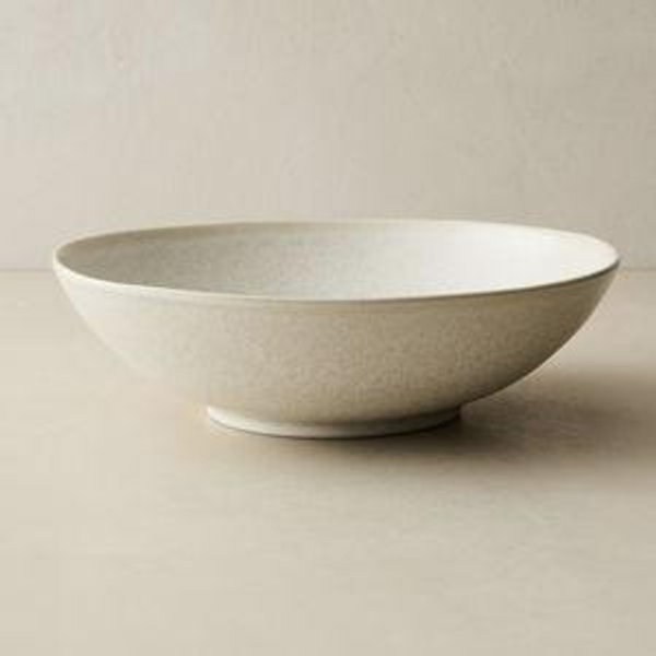Kanto Stoneware Serving Bowl Ice White