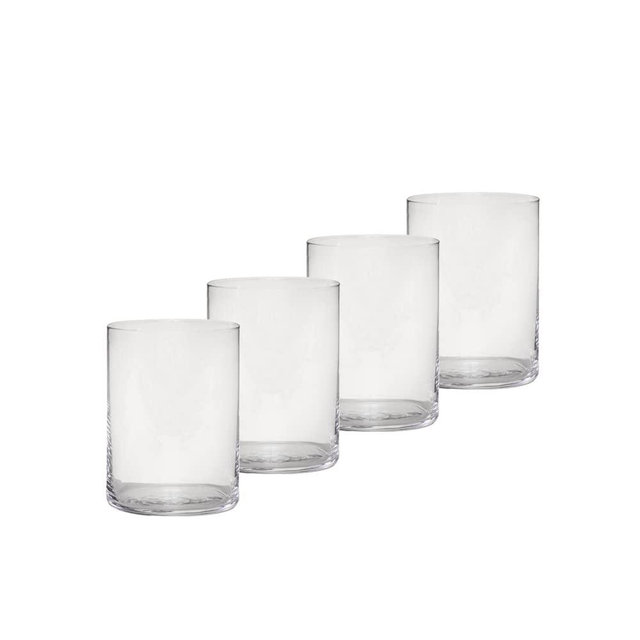 Made In Cookware - Drinking Glasses - 15 oz - Set of 4 - Italian Made Crystalline Glass Italy