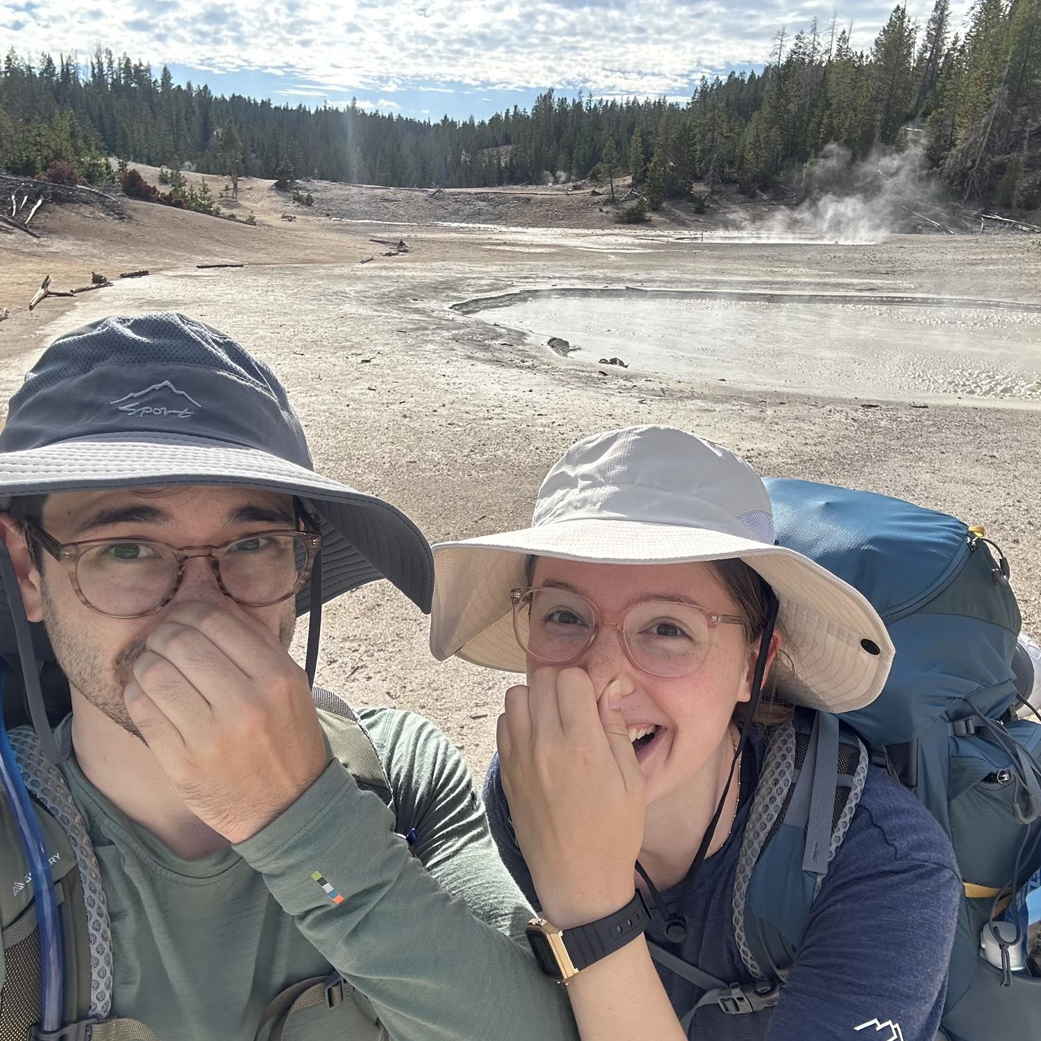 Yellowstone! (stinky geothermal fields!!)