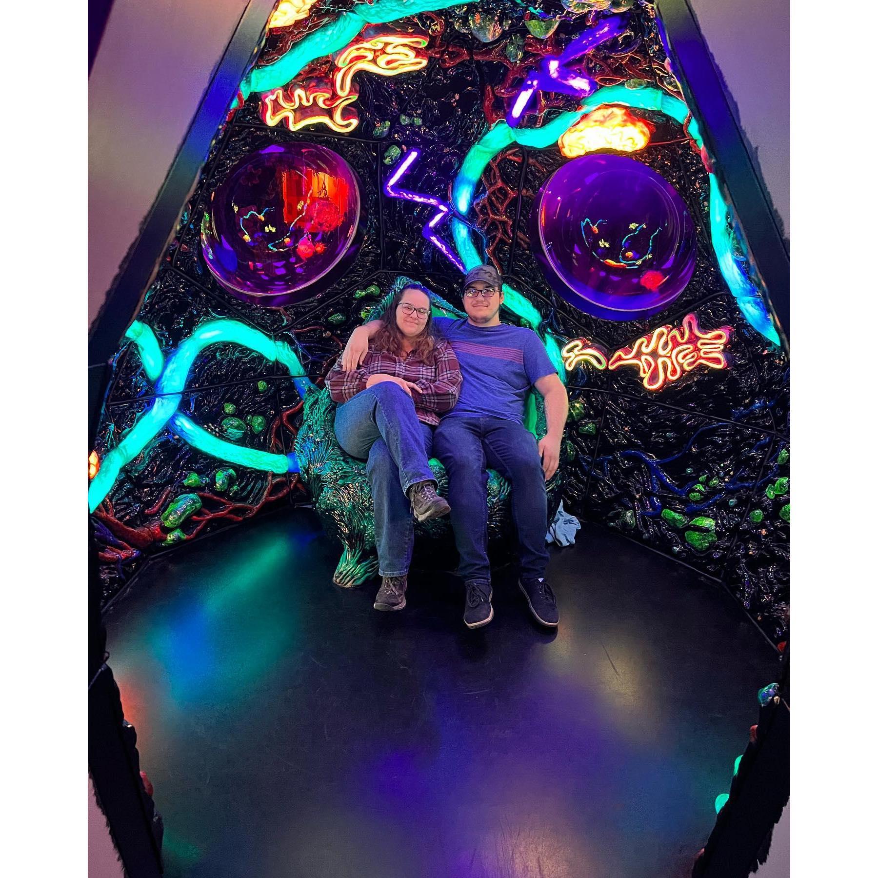 Emmy's birthday trip to Meow Wolf, Convergence station