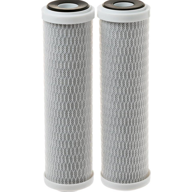 GE FX12P Under Sink Water Filter | Replacement for Reverse Osmosis System | NSF Certified: Reduces Sediment, Rust & Other Impurities from Water | Replace Every 6 Months for Best Results | 2 Filters