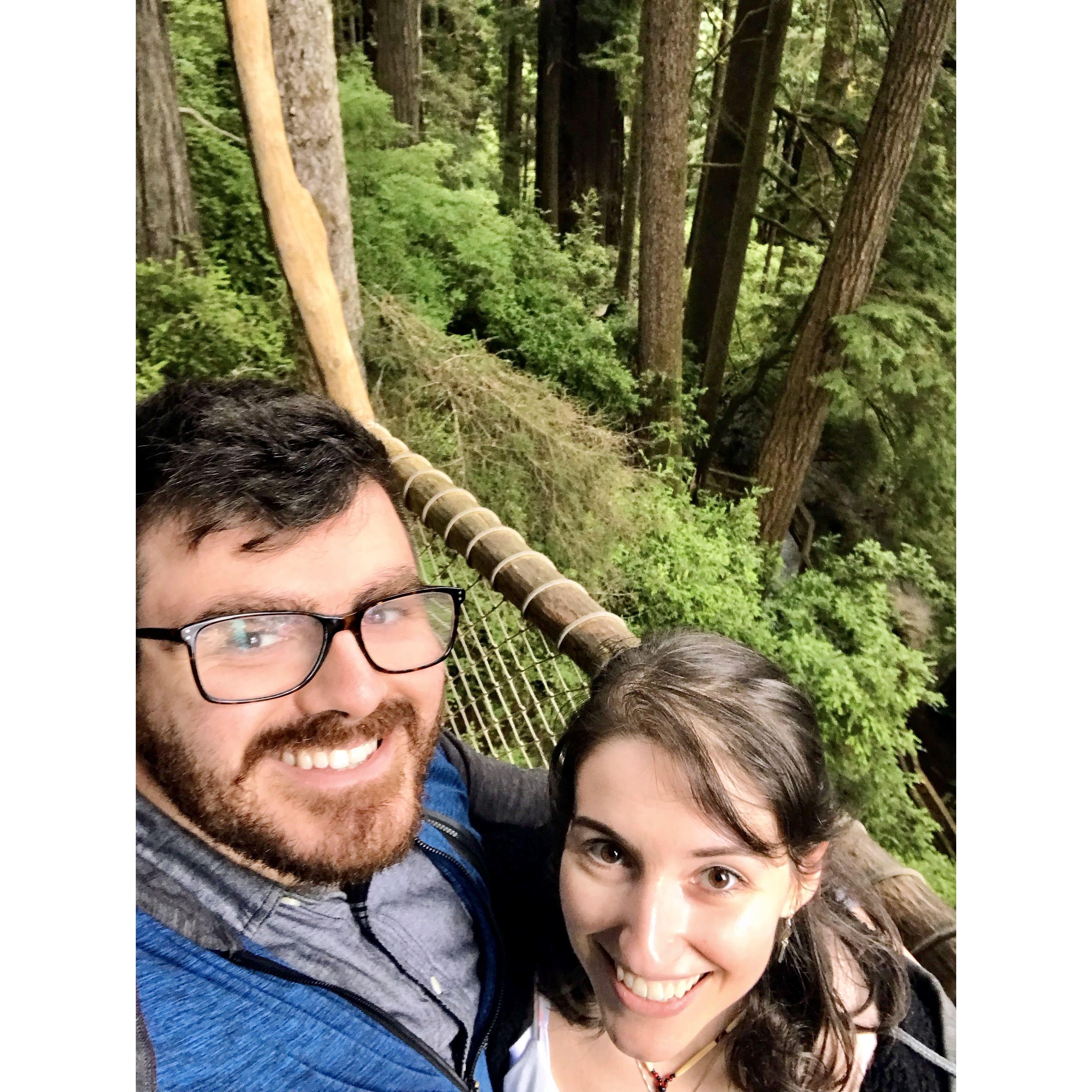 Adventuring through the trees of mystery!