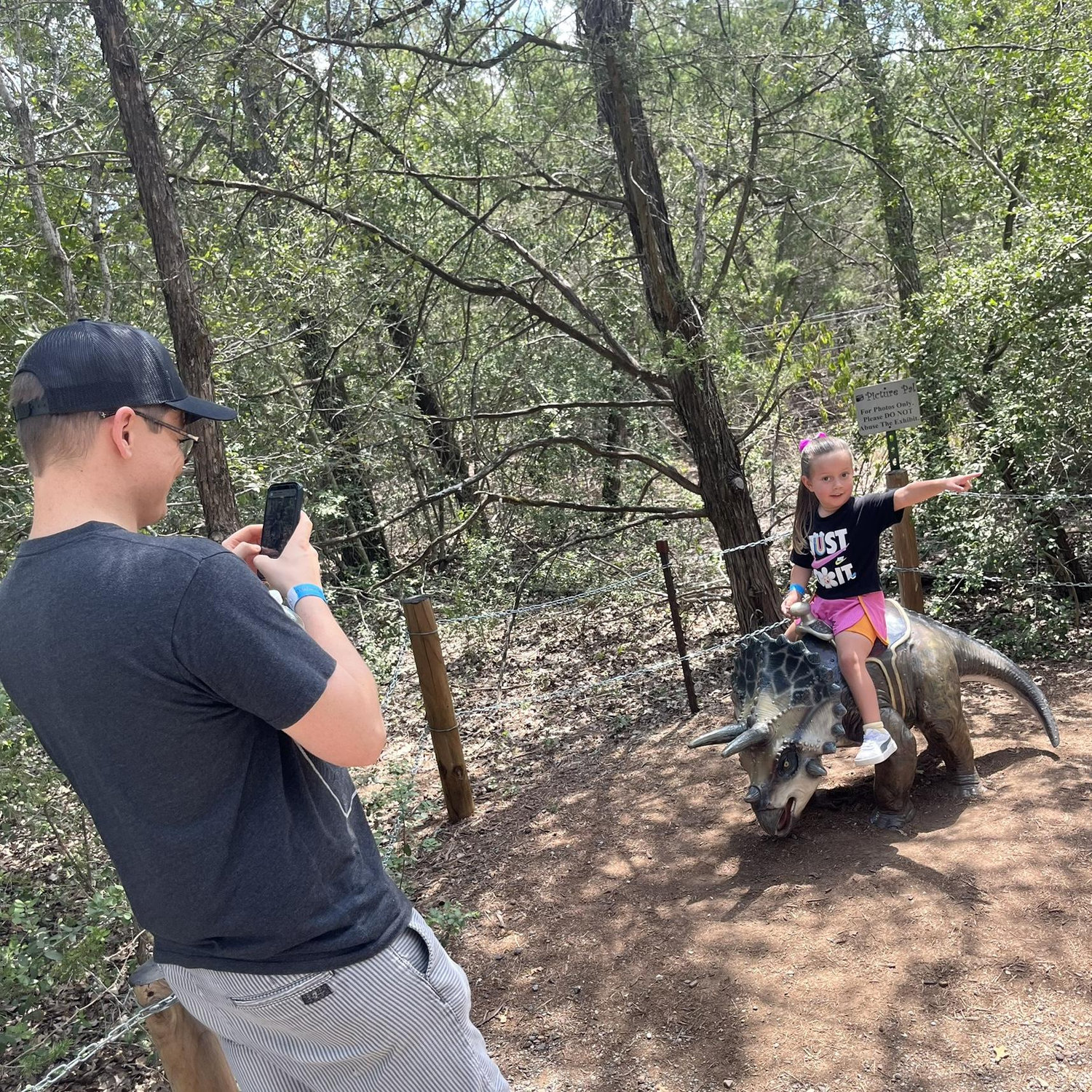 Dinosaur Park in Bastrop! Magnolia loves her dinosaurs!!