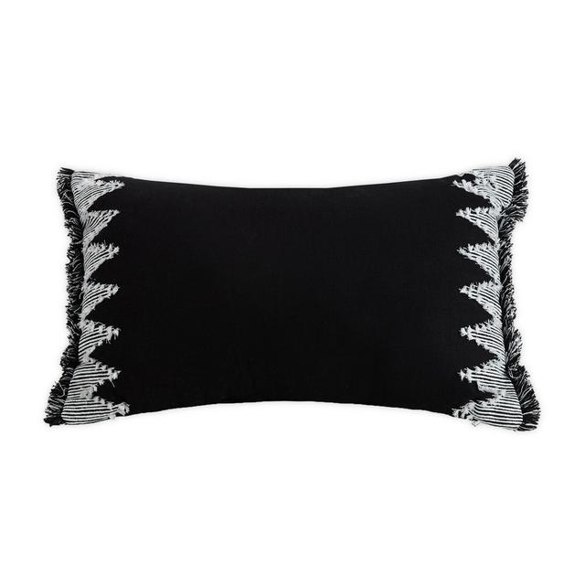 Ayesha Curry™ Slate Stripe Oblong Throw Pillow in Black