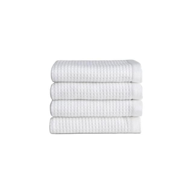 Cozy Earth White Waffle Terry Washcloths