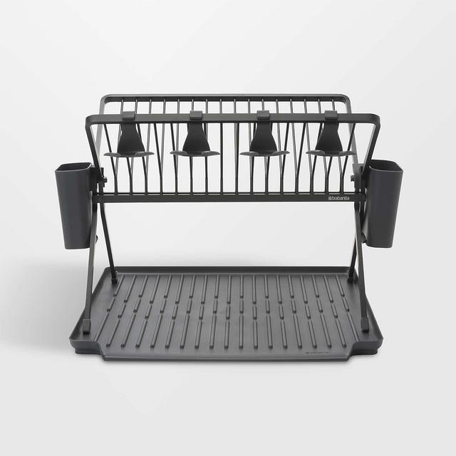 Brabantia Large Dark Gray Sinkside Foldable Dish Rack