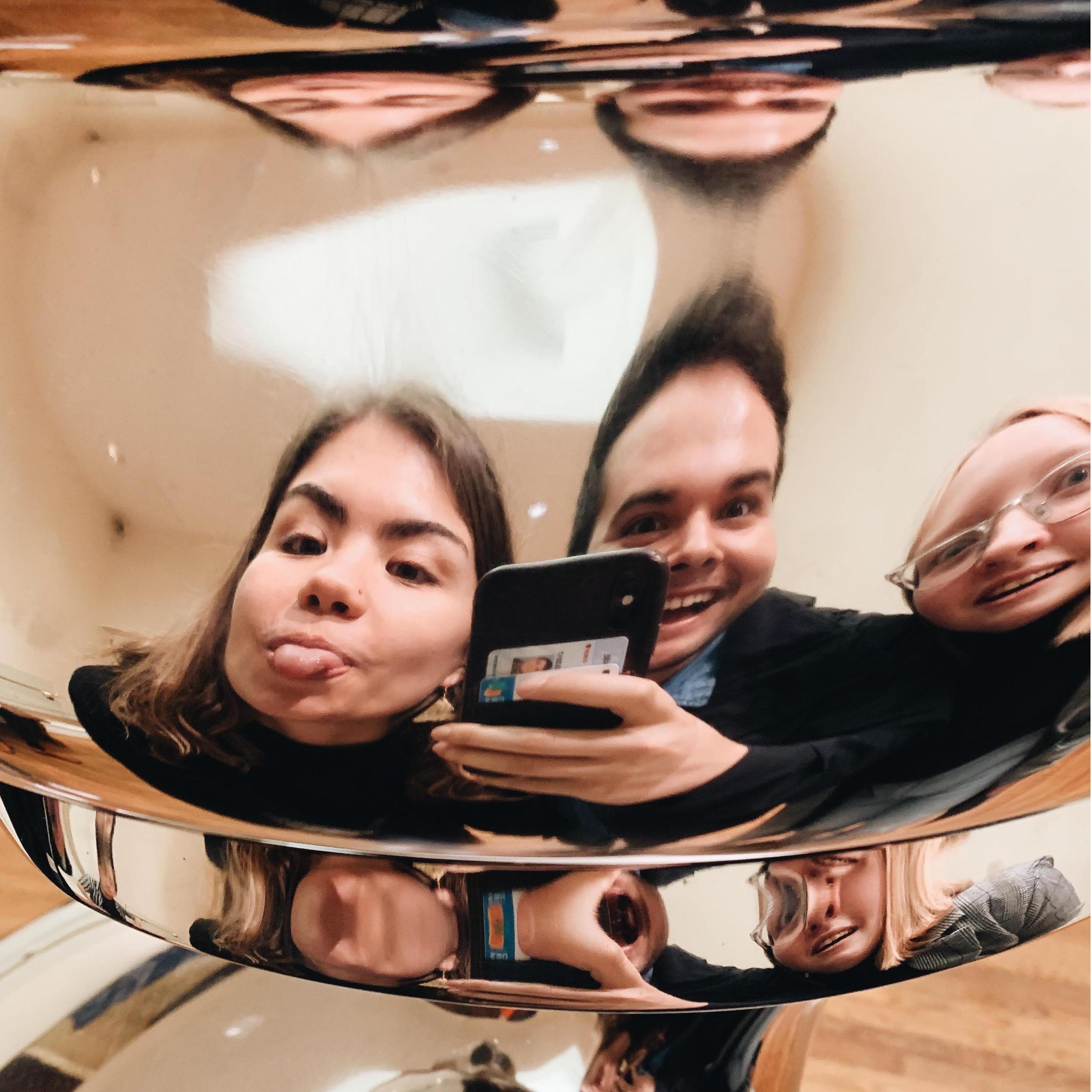 Being silly with our good friend Ainsely!