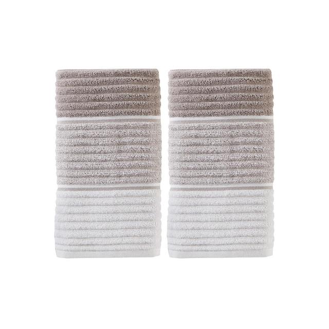 2pc Planet Hand Towel Set Taupe Brown - Saturday Knight Ltd.