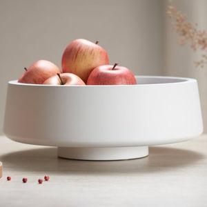 Whitw Ceramic Fruit Bowl