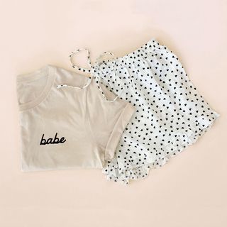 Confetti Hearts Babe Pajama Set