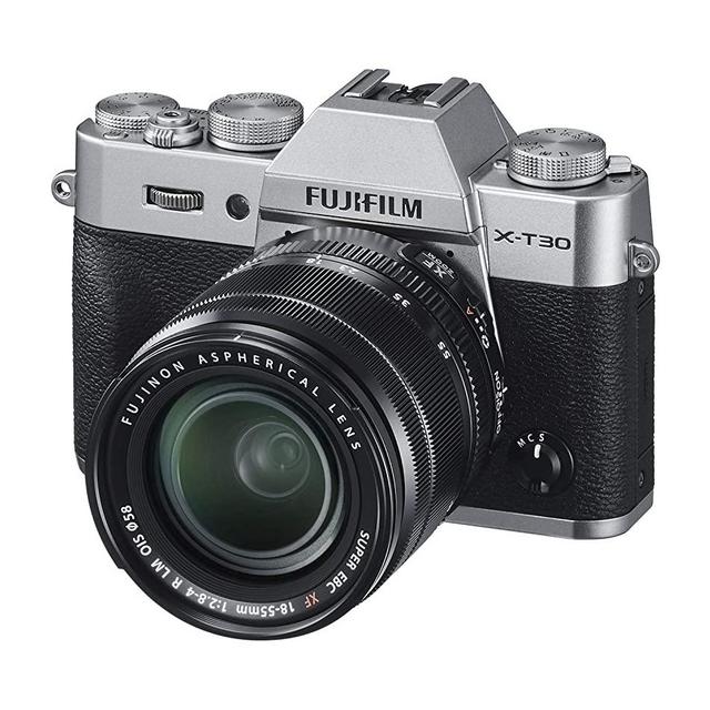 Fujifilm X-T30 Mirrorless Digital Camera w/XF18-55mm Kit - Silver