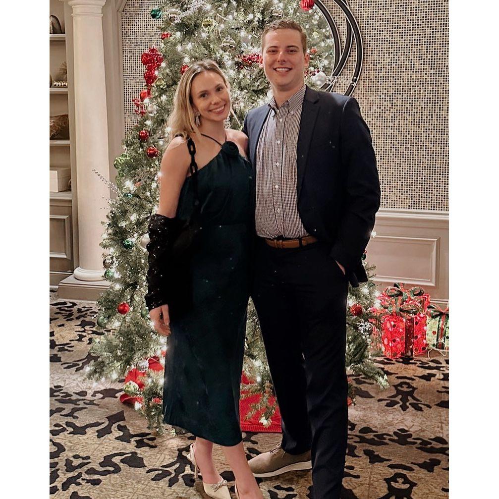 At Justin's N-Able Work Holiday Party! 2023