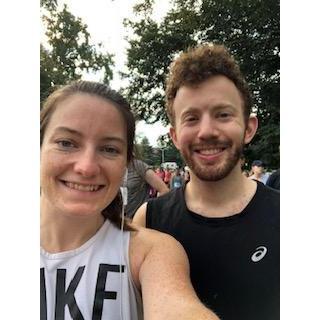Start line for the President Lincoln's Cottage 5k