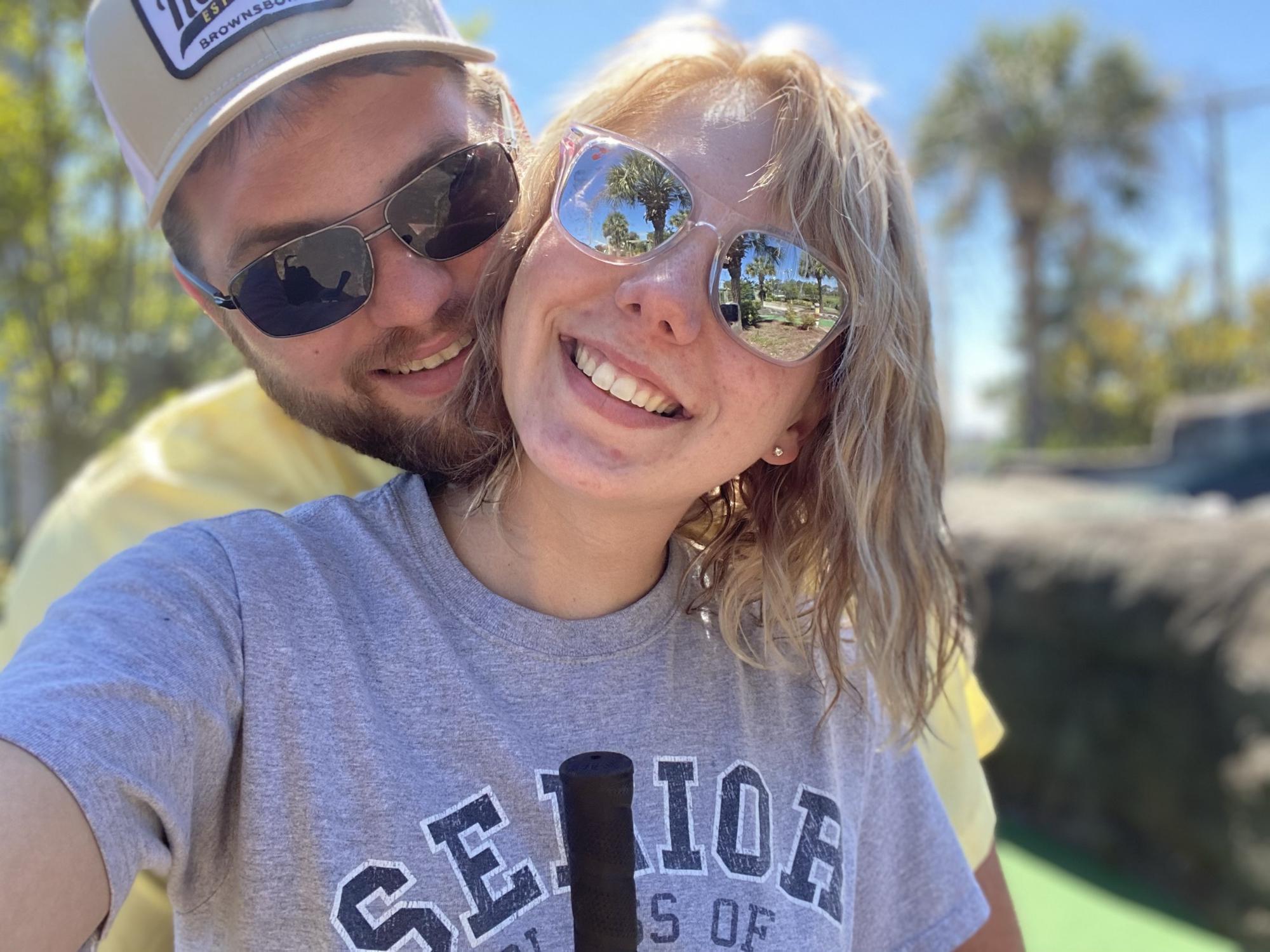Putt putt in our home away from home- Cherry Grove <3