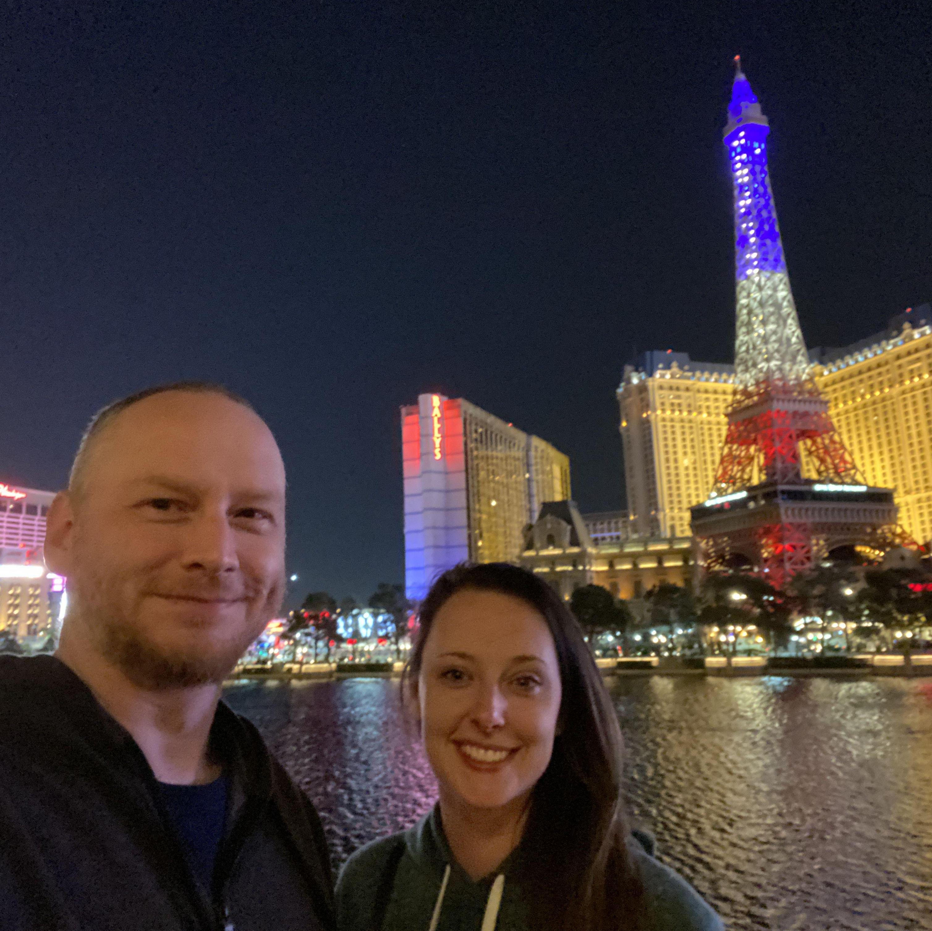 That time we went to the Eiffel Tower.

*in a whisper* the little one, in Vegas.