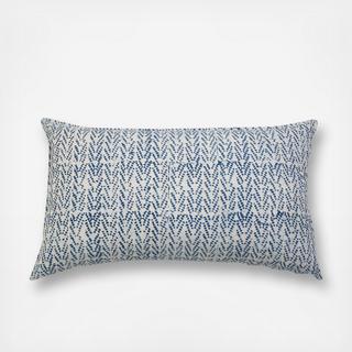 Indigo Dots Block Printed Pillow