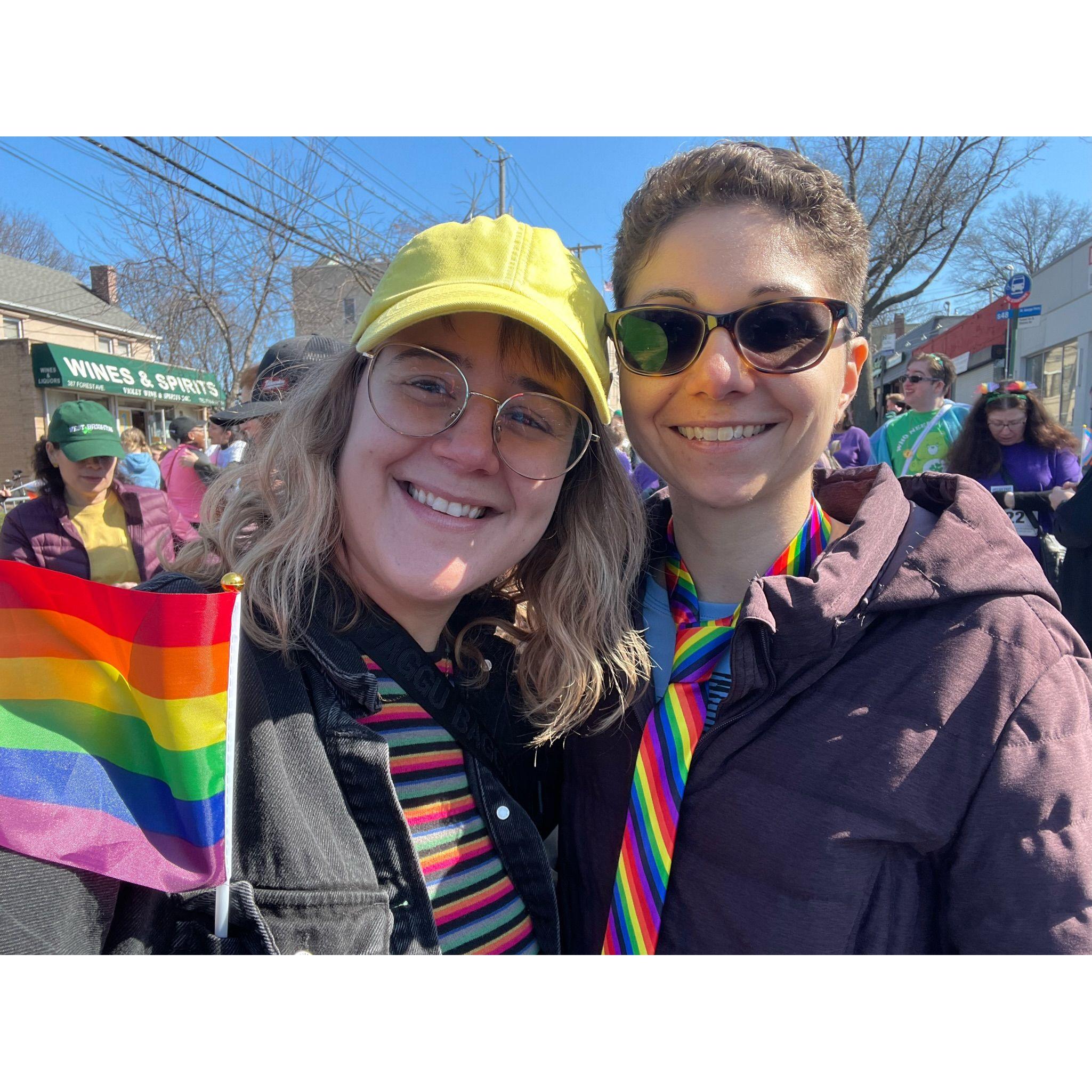 First pride run as a couple