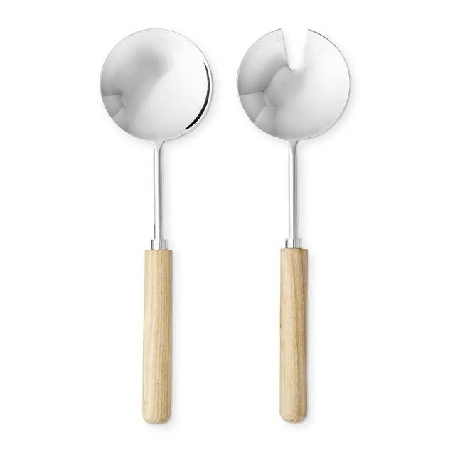 Light Wood Salad Servers