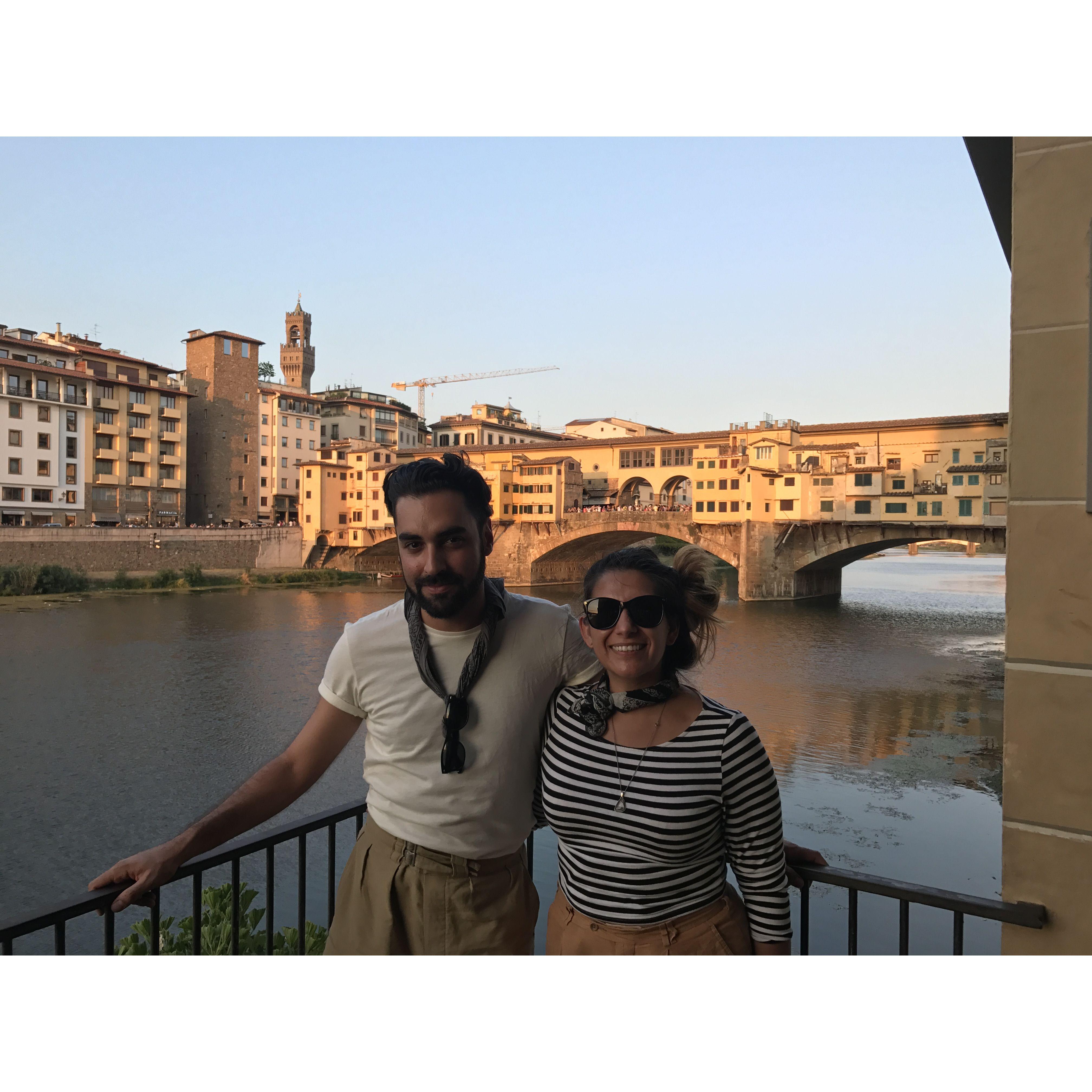 Arno river Florence 