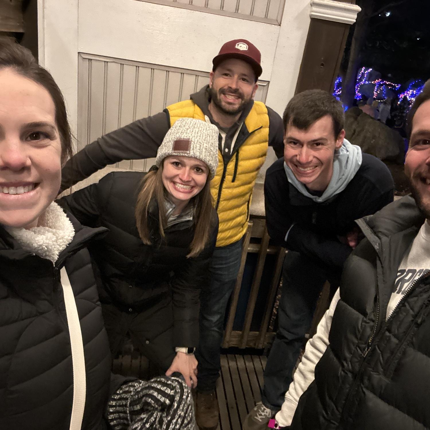 Christmas Candy Lane at Hershey Park with Kylie, Corey and Zach!