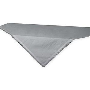 Relaxed Cotton Table Throw in White