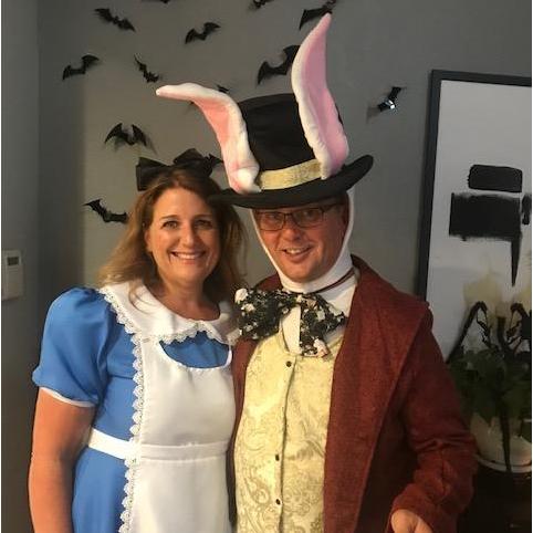 Alice and the Rabbit made it though Halloween 2018!