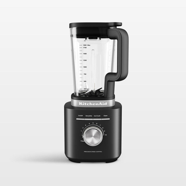 KitchenAid ® Matte Black Pure Power Blender with Glass Jar