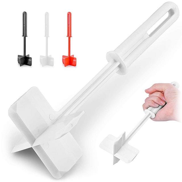 Simple Craft Meat Chopper - Premium Meat Masher, Ground Beef Masher, & Hamburger Chopper Utensil - Perfect For Turkey, Mashed Potato, Baking, Cooking & More (White)