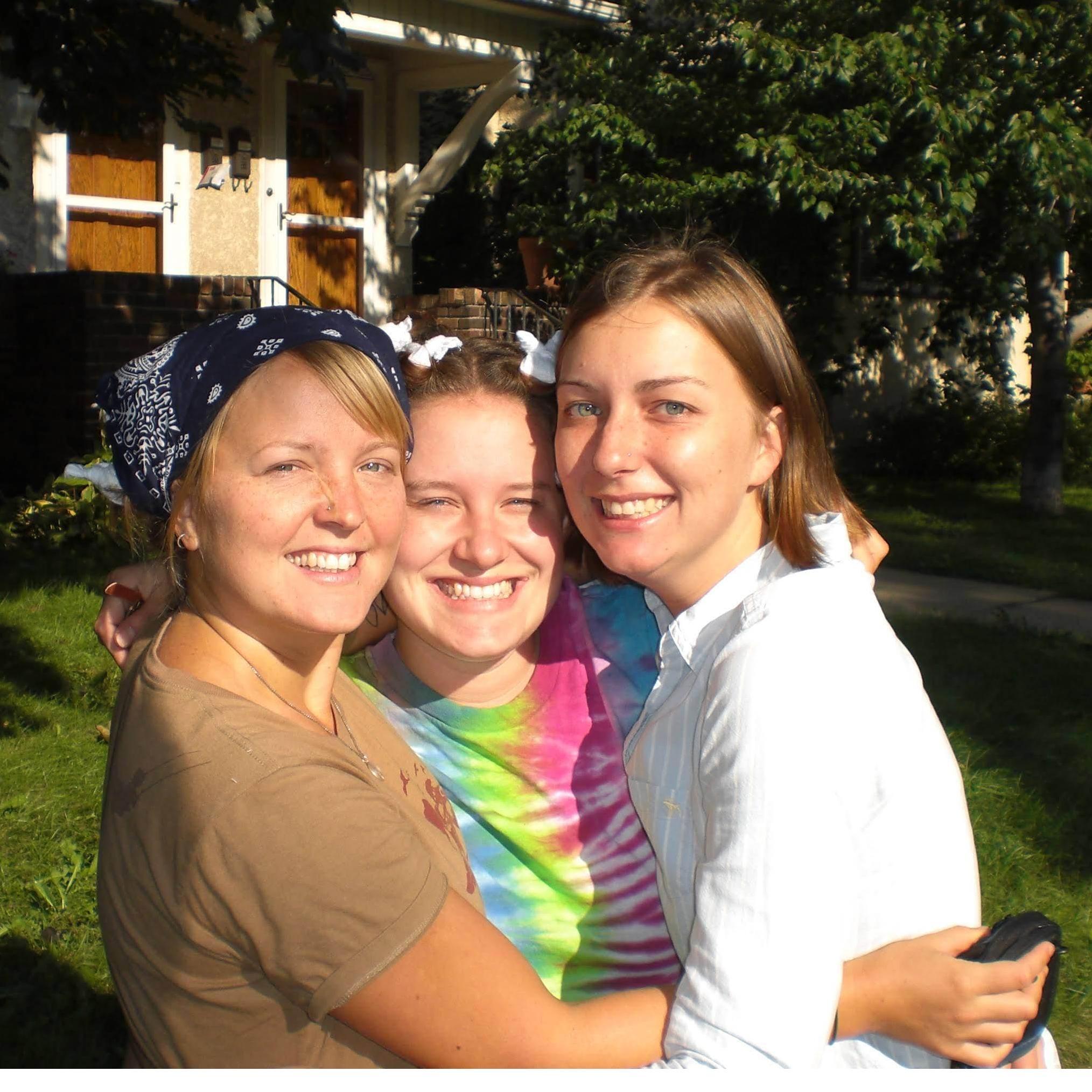Minneapolis buds, Naz and Lily, when we were all babies and waitressing together.