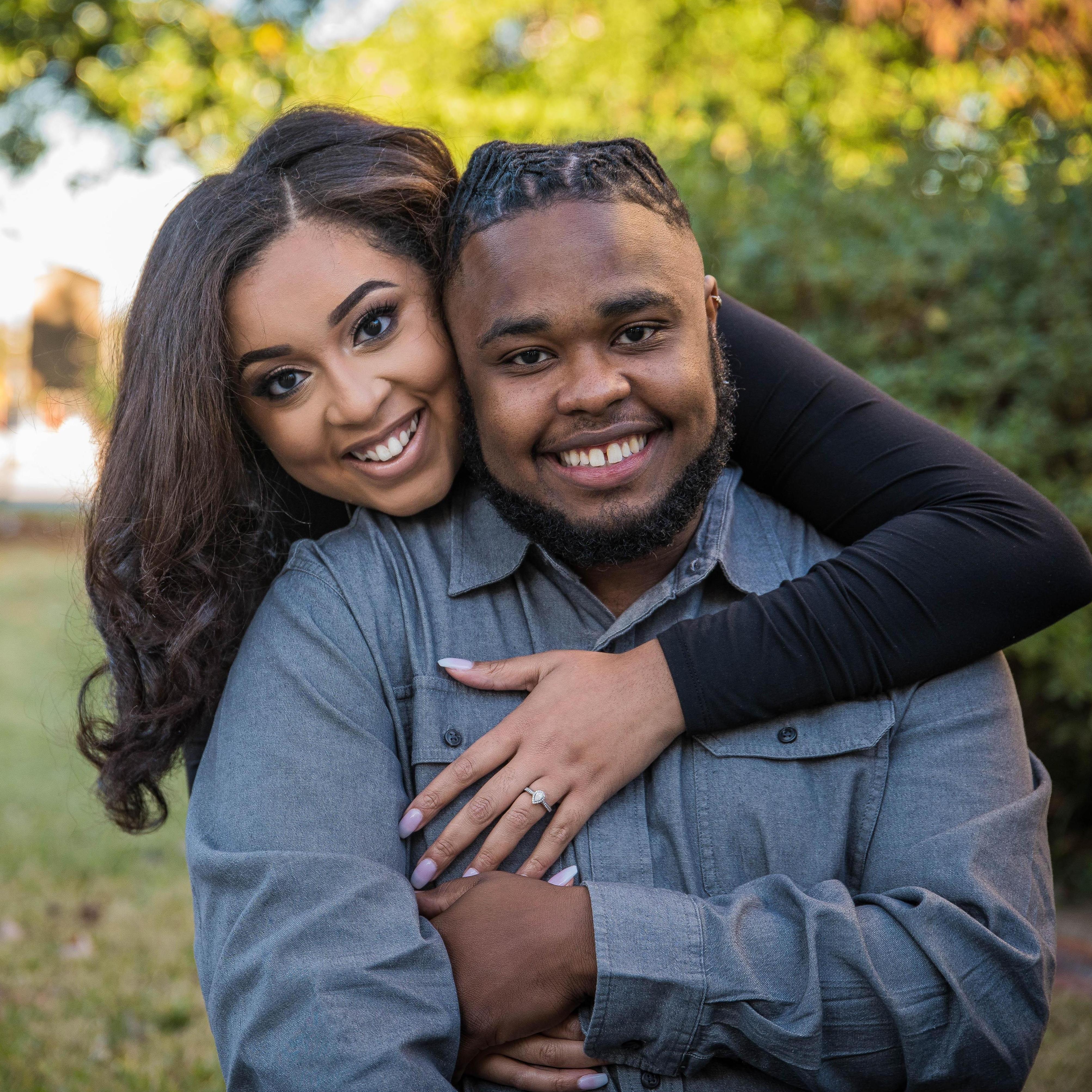 One of the pictures from our engagement photo shoot.
