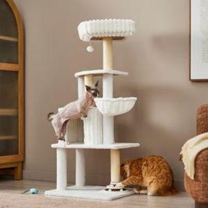 Frisco 52-in UltraCozy Cat Tree with Ball Track